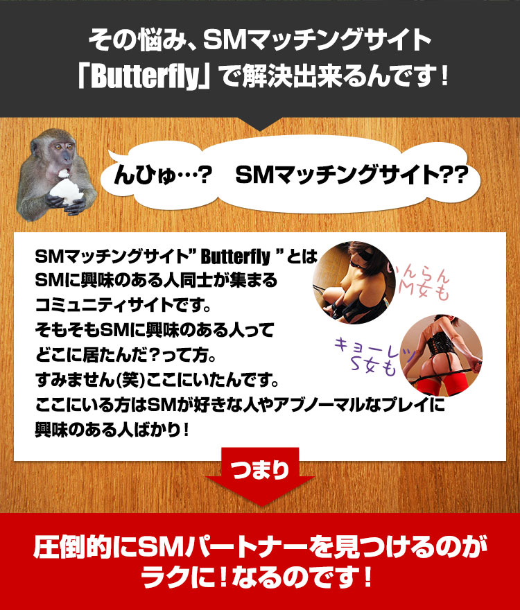���̔Y�݁ASM�}�b�`���O�T�C�gButterfly�ŉ����o�����ł�!