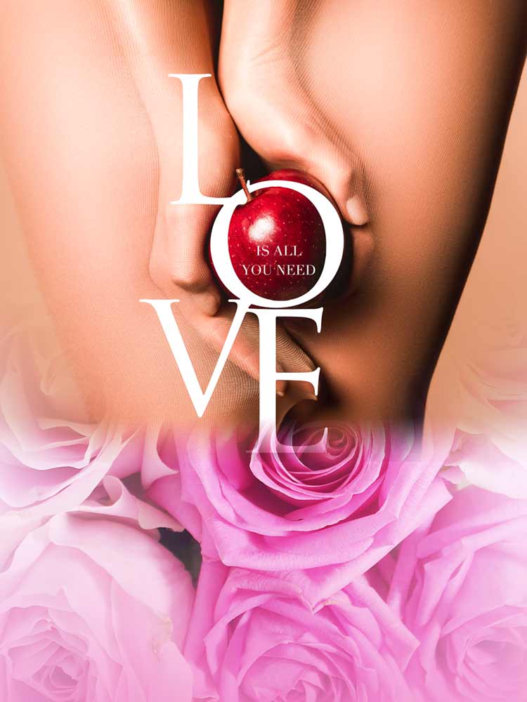 �N���jLOVE�`Lips and tongue Make love�`