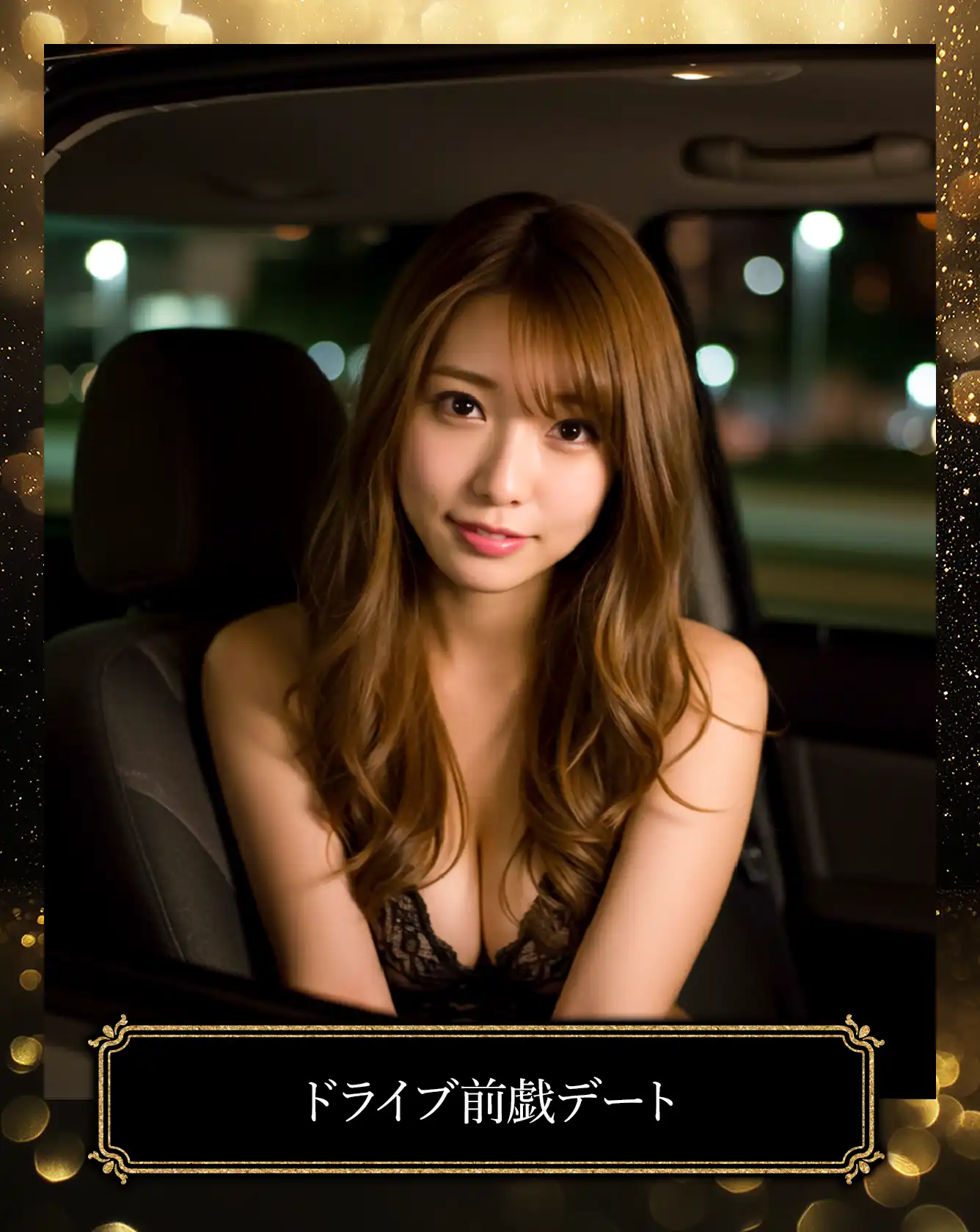 ドライブ前戯デート